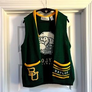 Baylor University sweater vest, size XL